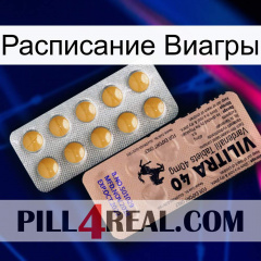 Расписание Виагры 41